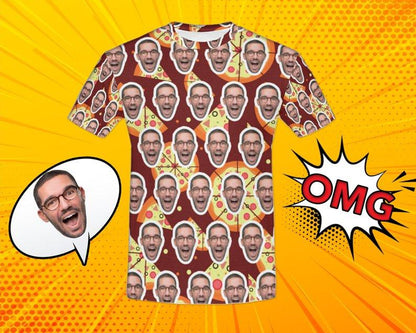 Custom Pizza Face Shirt