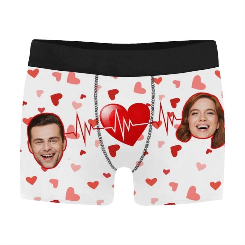 Personalized Custom Boxer Briefs for Husband Anniversary