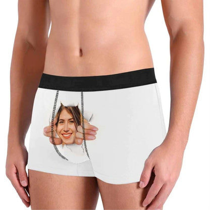 Custom Funny Photo Underwear Classical Men Boxer