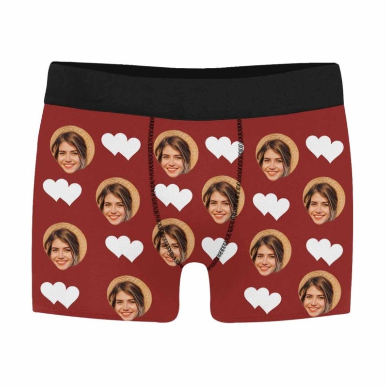 Personalized Custom Boxer Briefs for Husband Anniversary Gift for Boyfriend