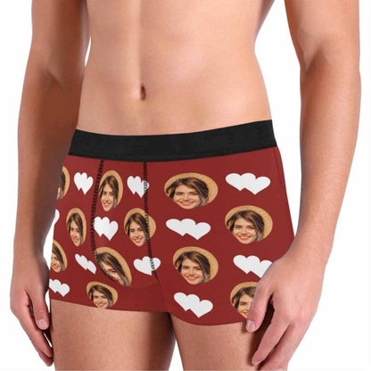 Personalized Custom Boxer Briefs for Husband Anniversary Gift for Boyfriend