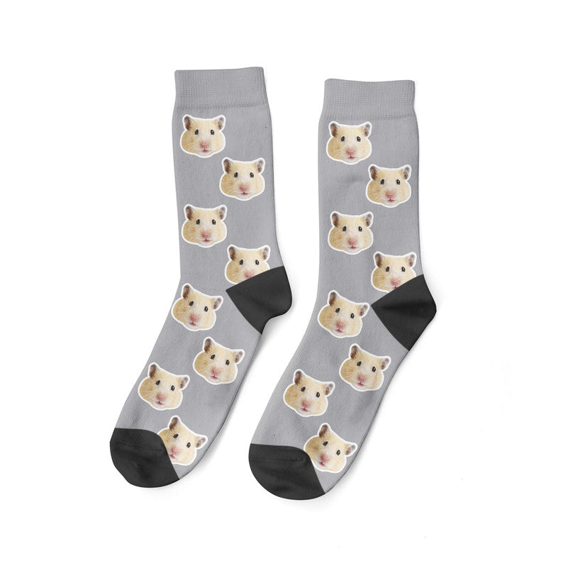 Custom Hamster Face Socks Photo Socks Gift For