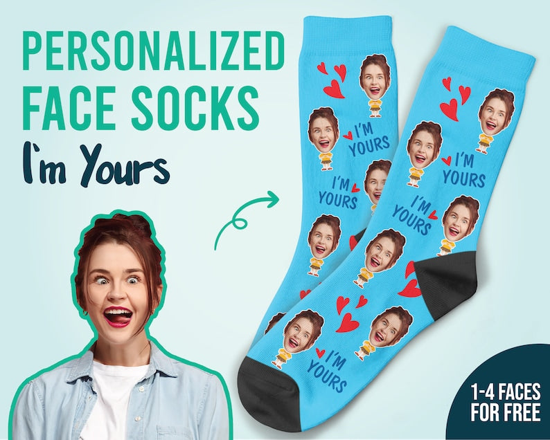 I'm Yours Socks Funny Socks Personalized Valentines