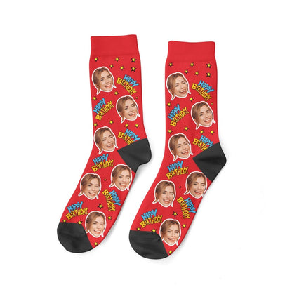 Custom Birthday Socks Personalized Birthday Gifts Funny