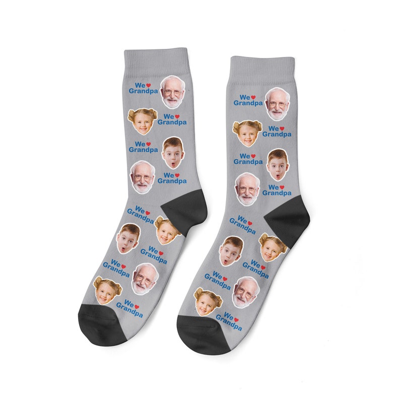 Custom Face Socks Custom Grandparents Gifts We Love