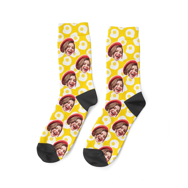 Eggs Socks Custom Face Socks Best Personalized Gift