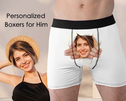 Custom Funny Photo Underwear Classical Men Boxer