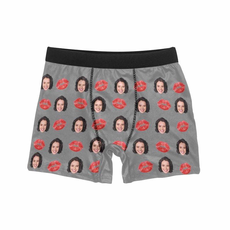 Personalized Red Lip Men's Boxer Custom Underwear