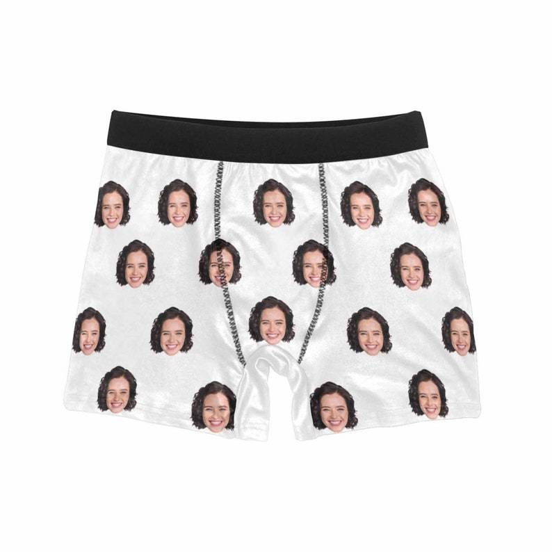 Custom Underwear With Face Personalized Boxer Anniversary