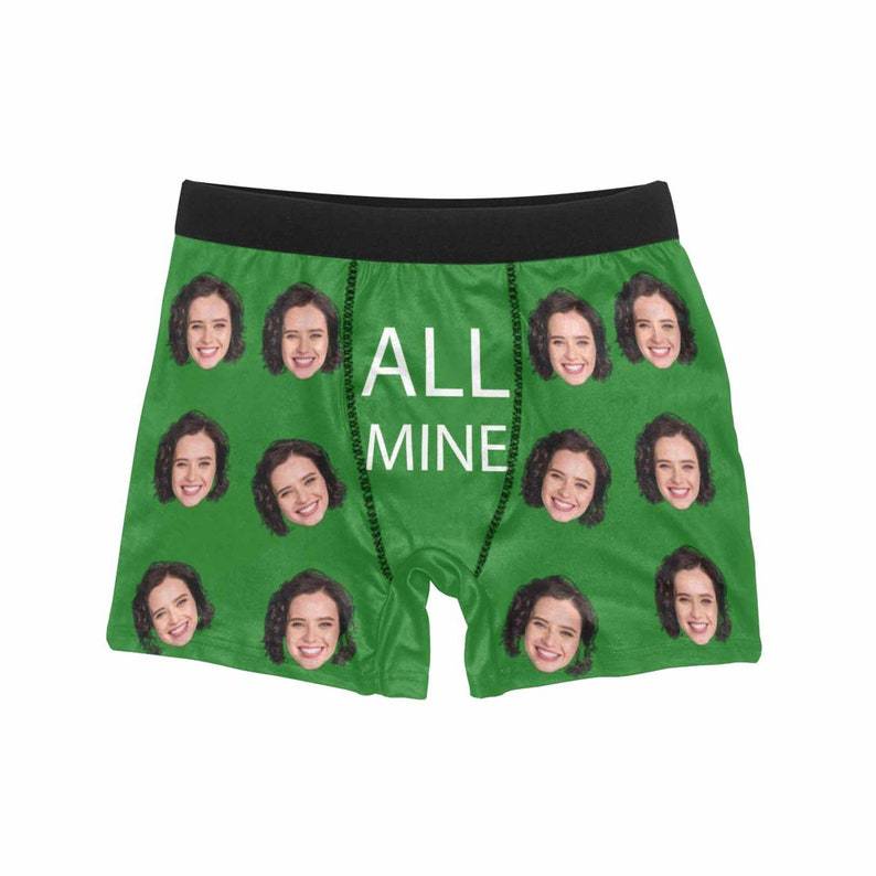 Personalized Boxer All Mine Face Boxer for him