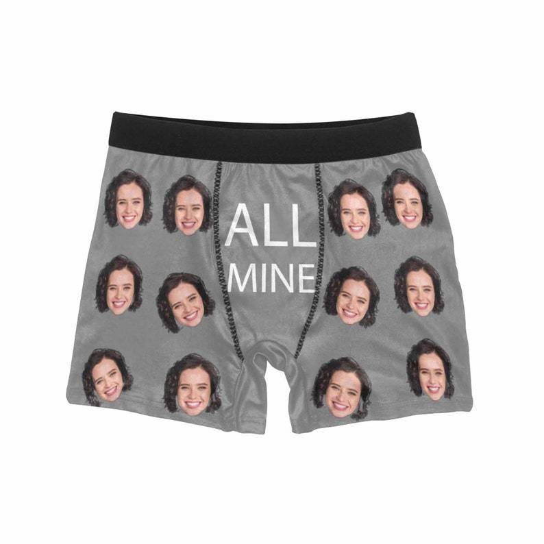 Personalized Boxer All Mine Face Boxer for him