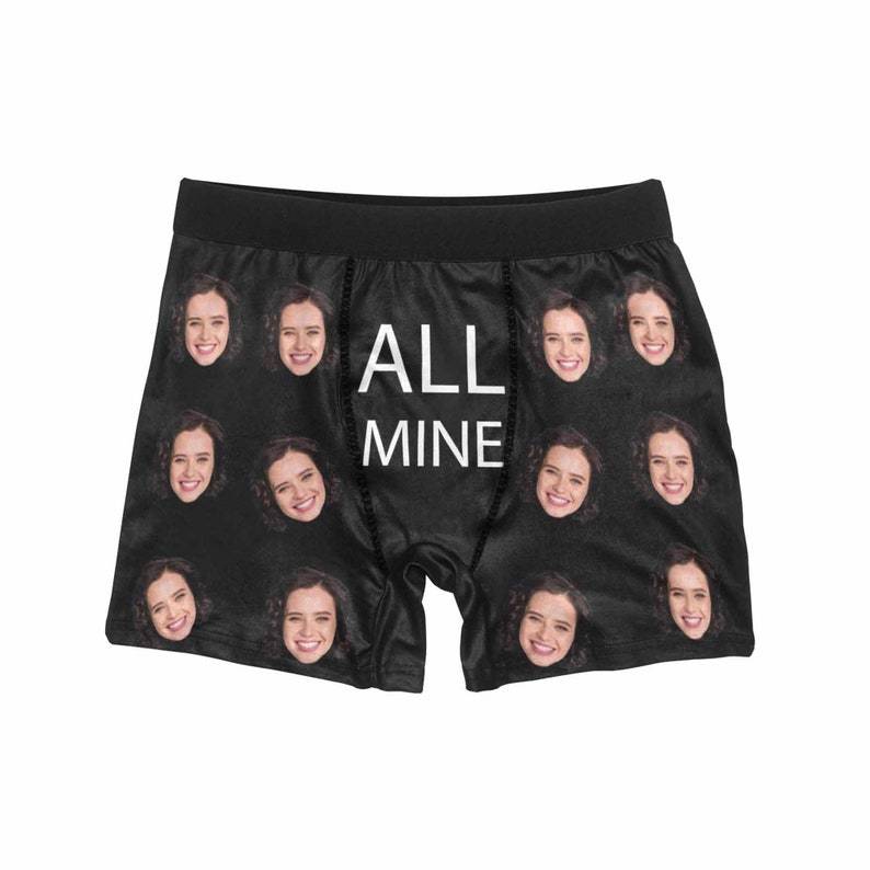 Personalized Boxer All Mine Face Boxer for him