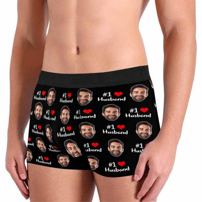 Personalized Boxers for Husband Custom Photo Boxer