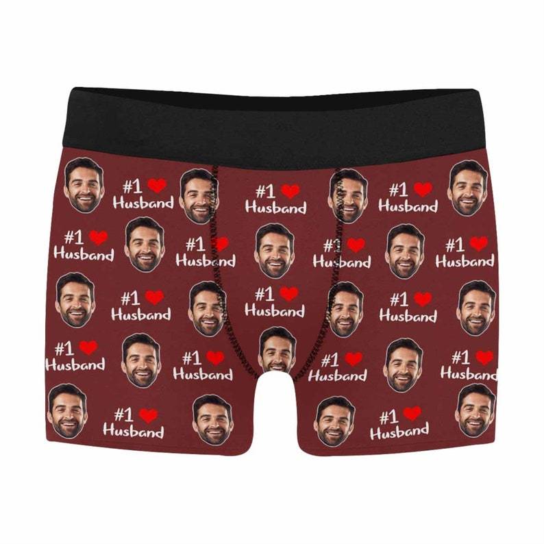 Personalized Boxers for Husband Custom Photo Boxer