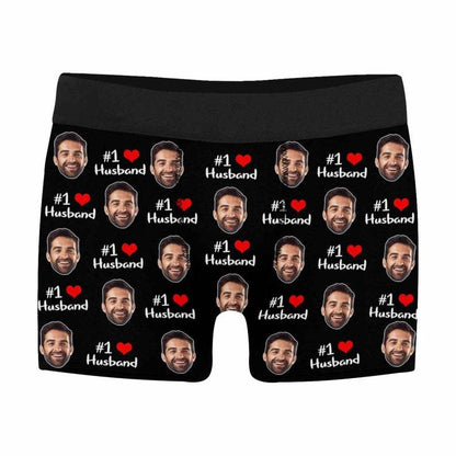 Personalized Boxers for Husband Custom Photo Boxer