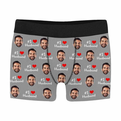 Personalized Boxers for Husband Custom Photo Boxer