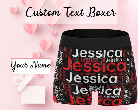 Custom Men's Underwear Personalize Boxer With Name