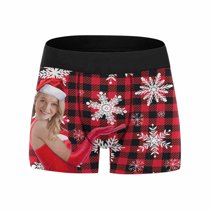 Personalize Christmas Boxer with Face Custom Boxer