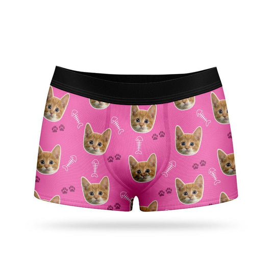 Custom Face Boxers - Cat