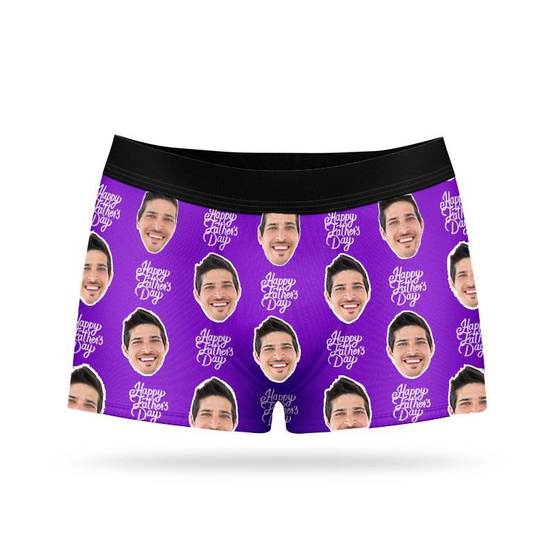 Custom Face Boxers - Happy Father's Day