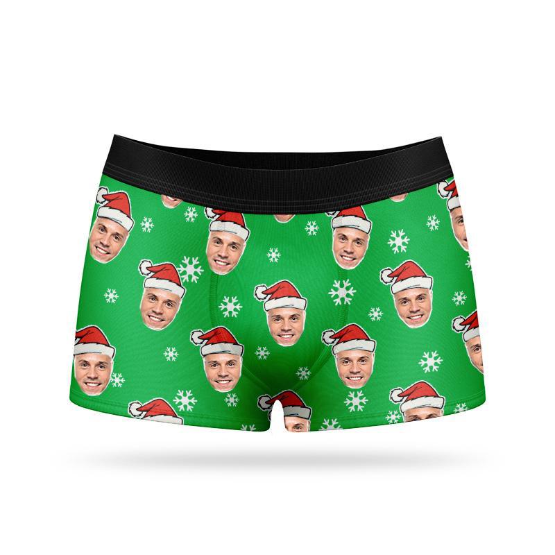 Custom Face Boxers - Santa